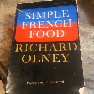 Simple French Food by Richard Olney - Black and Red Cover